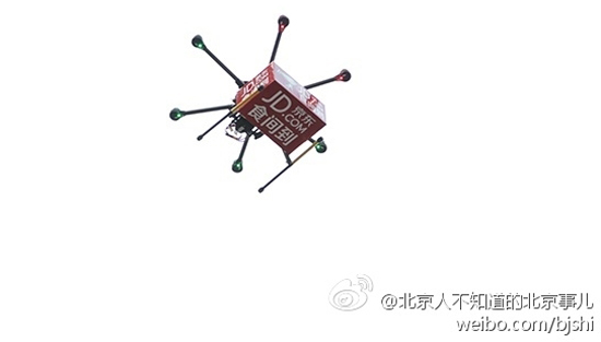 高逼格！京东明年将在农村开始无人机送货